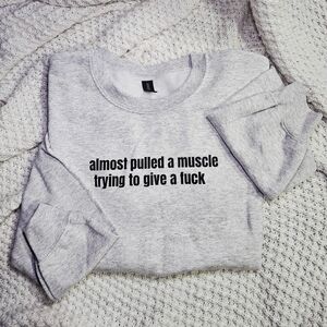 Gray Graphic Sweatshirt